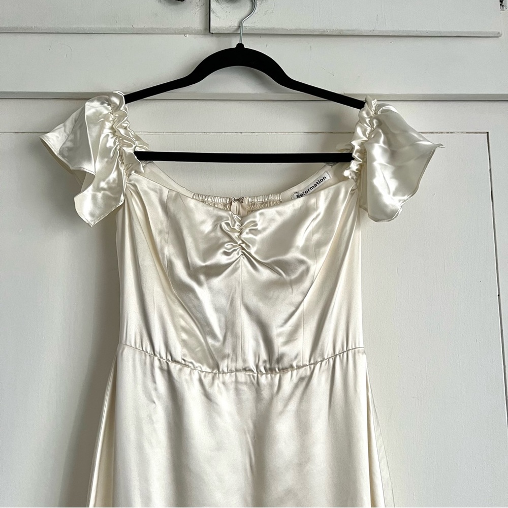 Reformation Sianna Silk Dress